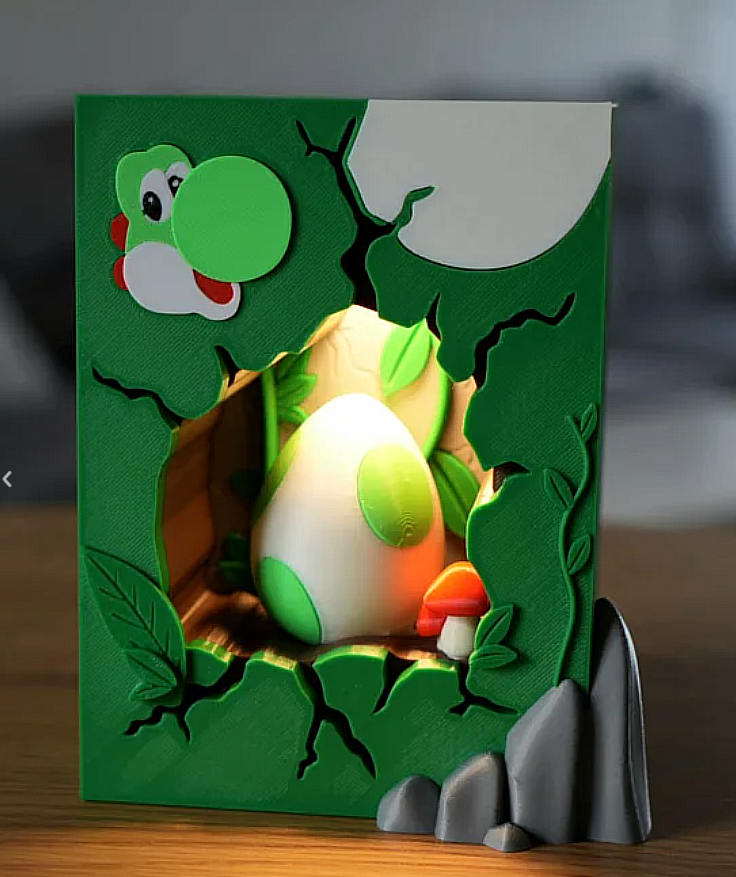 Broken Brick Yoshi Light